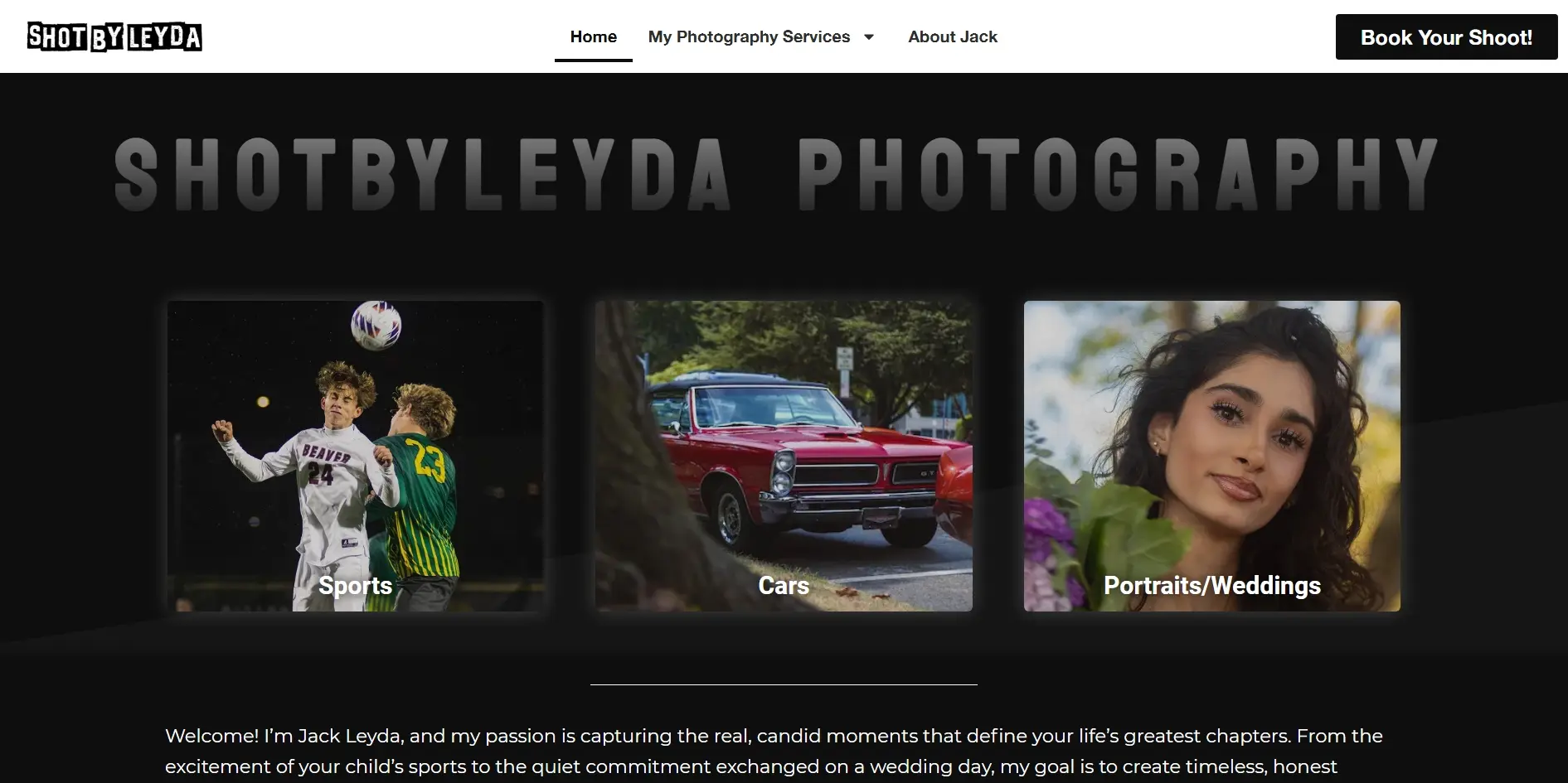 ShotByLeyda website